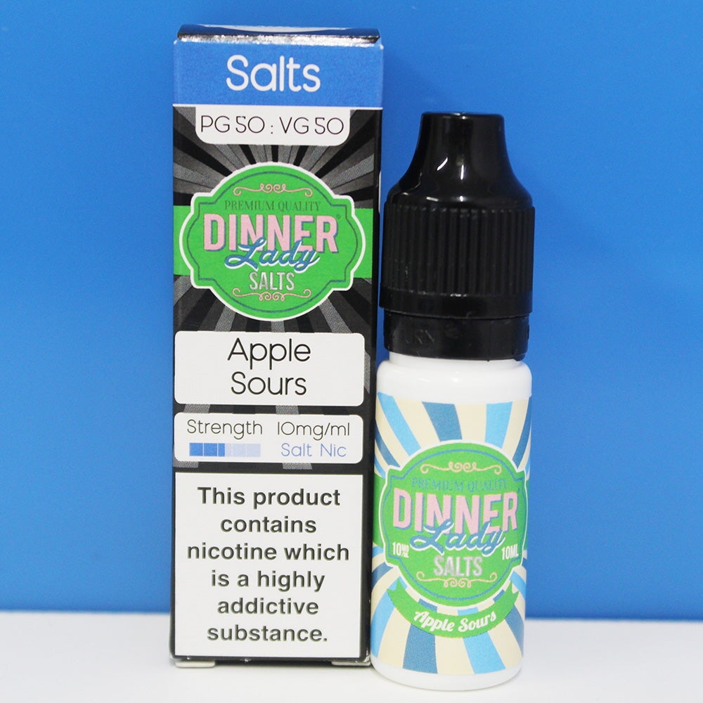 Apple Sours Salt E-Liquid By Dinner Lady 10ml 