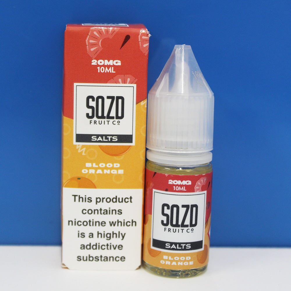 Blood Orange Salt E-Liquid By SQZD 10ml