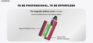 Voopoo Drag H80 S Vape Kit battery fitment