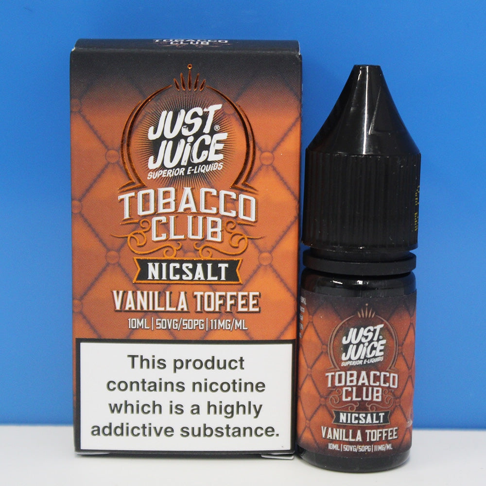 Vanilla Toffee Tobacco Salt E-Liquid By Just Juice 10ml 