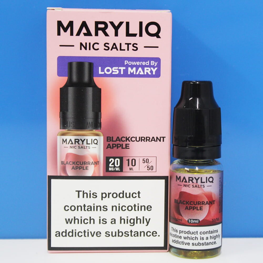 Blackcurrant Apple Salt E-Liquid By Maryliq Lost Mary 10ml 20mg