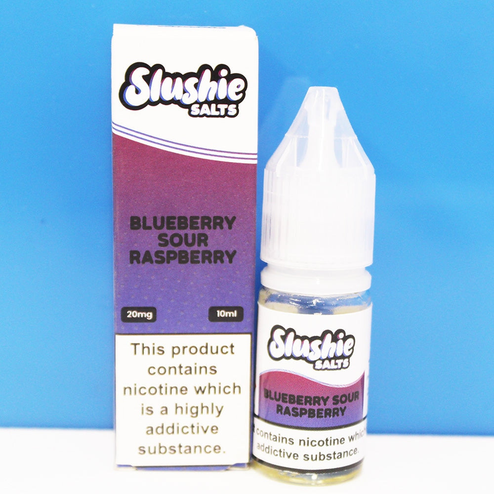 Blueberry Sour Raspberry Bar Salt E-Liquid By Slushie 10ml