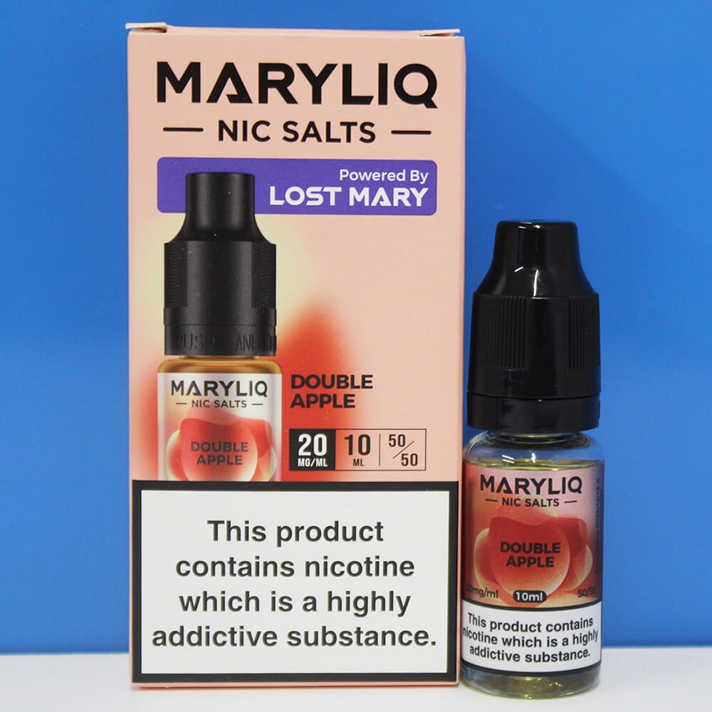 Double Apple Salt E-Liquid By Maryliq Lost Mary 10ml 20mg