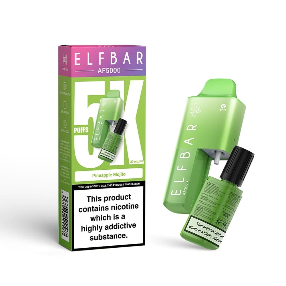 Pineapple Mojito Disposable Vape By Elf Bar AF5000 (TPD Approved)