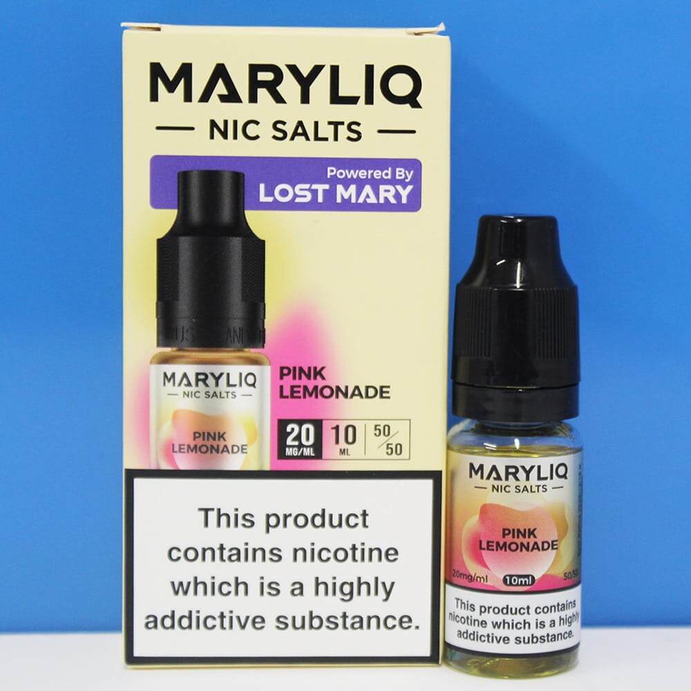 Pink Lemonade Salt E-Liquid By Maryliq Lost Mary 10ml 20mg