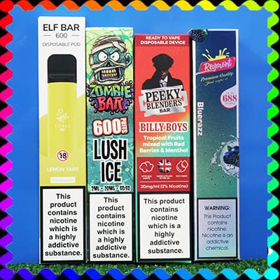 elf bar,zombie bar and reymont disposable e-cigs