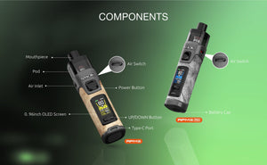Smok RPM 5 Pro Pod Kit components