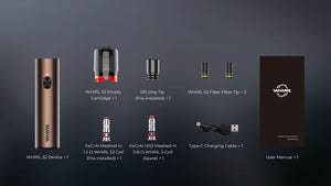 Uwell Whirl S2 Kit whats in the box