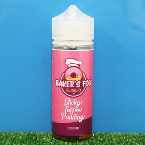 Sticky Toffee Pudding E-Liquid by Bakers Fog 100ml Short Fill