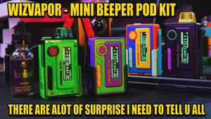 Wizvapor Mini Beeper Pod Kit 1200mah all colours lit
