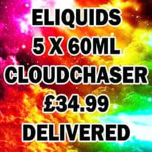 60ml Cloud Chaser Eliquid Quick Buy x 5