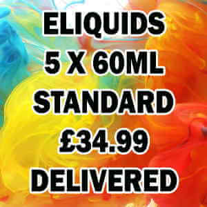 60ml Eliquid Quick Buy x 5 Bottles £34.99