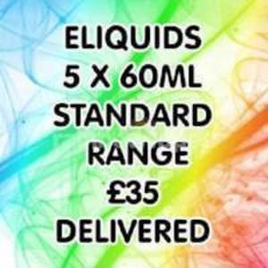 60ml Eliquid Quick Buy x 5 Bottles rainbowvapes