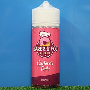 Custard Tart E-Liquid by Bakers Fog 100ml Short Fill