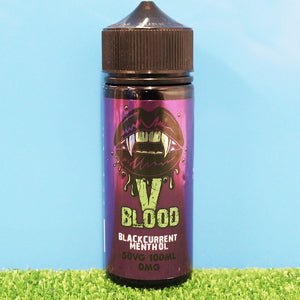 Blackcurrant Menthol Shortfill E-Liquid By V Blood