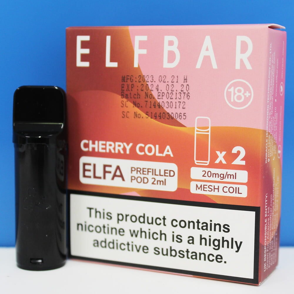 Cherry Cola Elf Bar Elfa Prefilled Pod