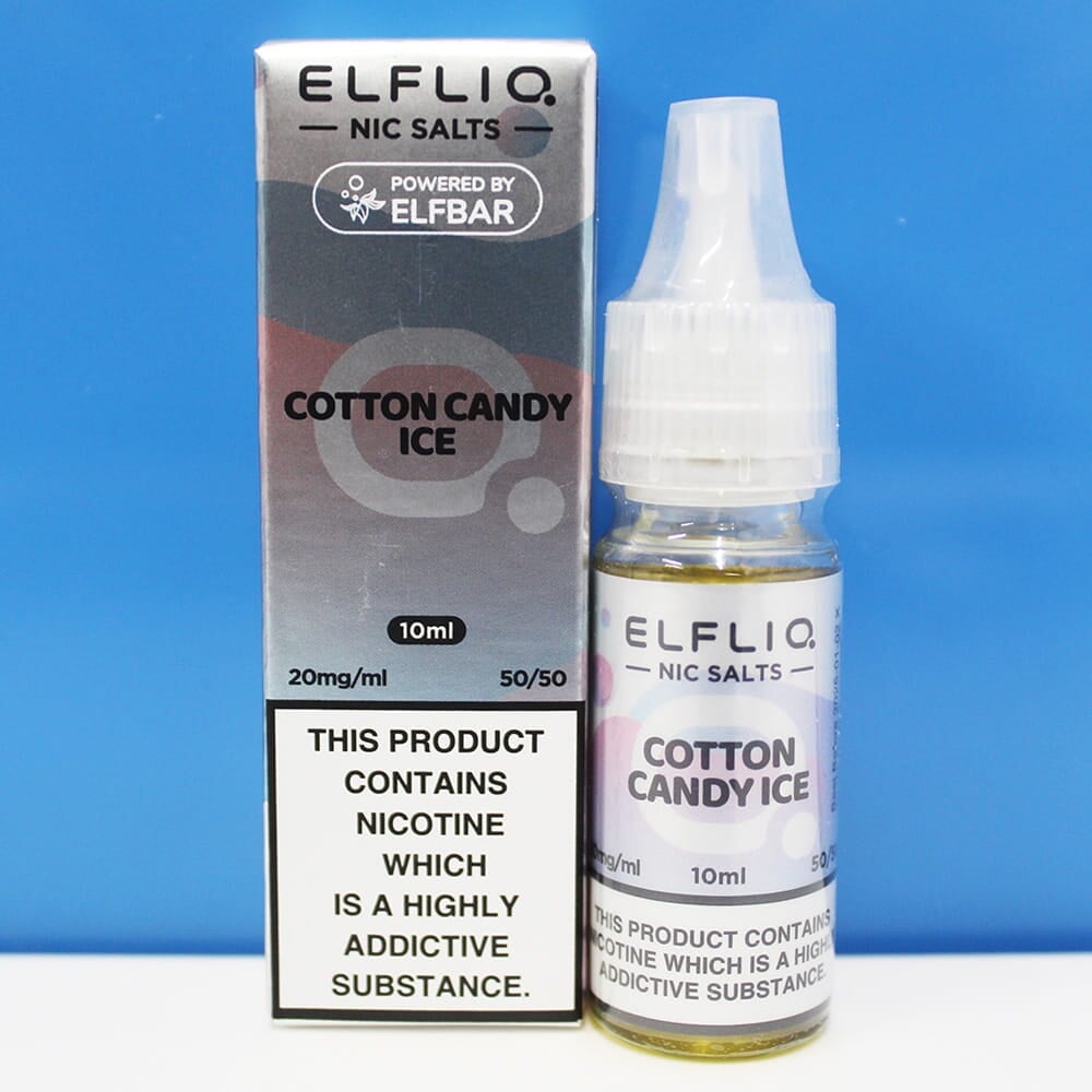 Cotton Candy Ice Elfliq Nic Salt E-Liquid 10ml