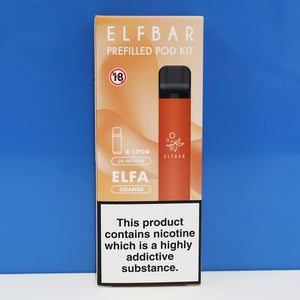Elf Bar ELFA Pod Kit, for use with Elfa bar prefilled pods orange