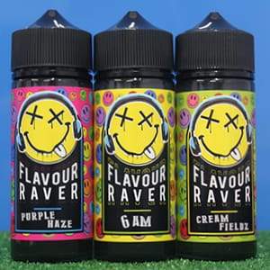flavour raver e-liquid 100ml by the ace of vapes