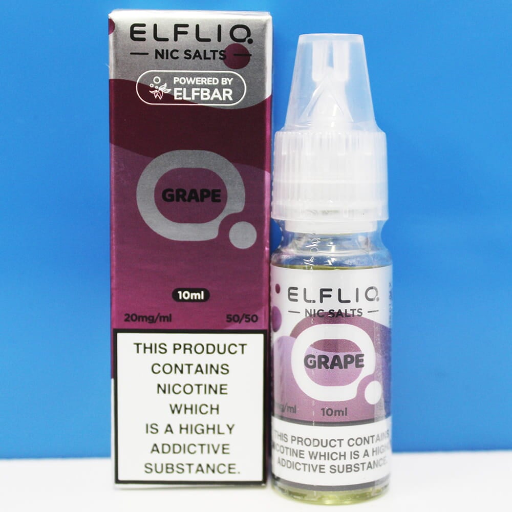 Grape Elfliq Nic Salt E-Liquid 10ml